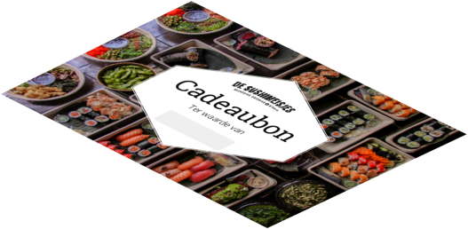 De Sushimeisjes's cadeaubon