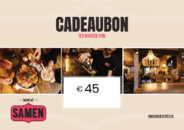 Grand Cafe Samen's cadeaubon