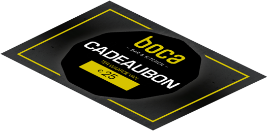 Boca bar & kitchen's cadeaubon