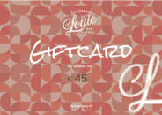 Brother Louie bar & pizza's cadeaubon
