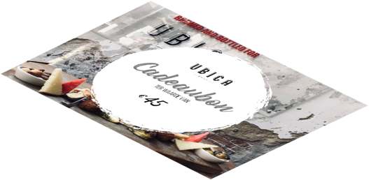 Ubica Utrecht's cadeaubon