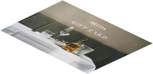 Restaurant BREDA's cadeaubon