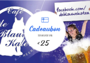 cafe de blauwe kater's cadeaubon