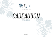 DAVINI's cadeaubon