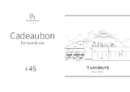 'T Lanshuys's cadeaubon