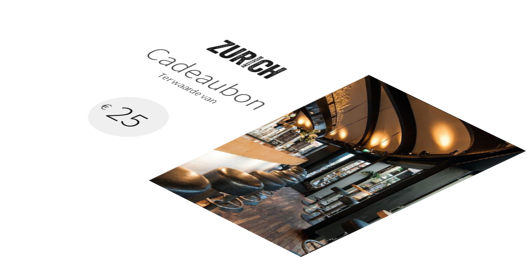 Cafe Zurich's cadeaubon
