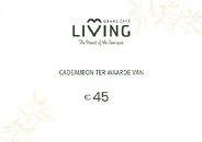 Grand Café LIVING's cadeaubon