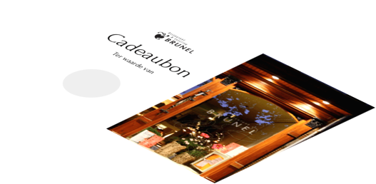 Restaurant Brunel's cadeaubon