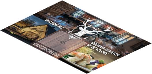 Restaurant Planken Wambuis's cadeaubon