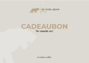 De Rode Leeuw No. 35's cadeaubon