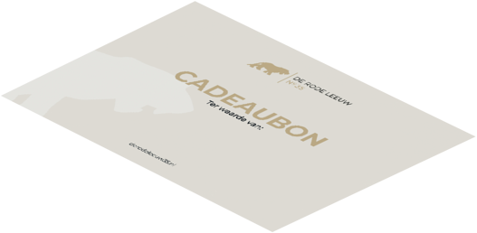 De Rode Leeuw No. 35's cadeaubon