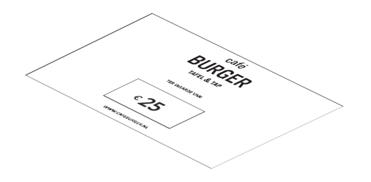 Café Burger's cadeaubon