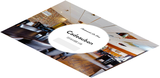 Restaurant de Oase's cadeaubon