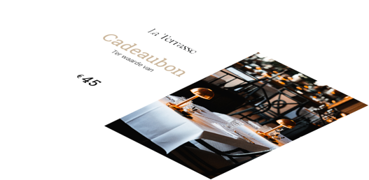 Brasserie La Terrasse's cadeaubon