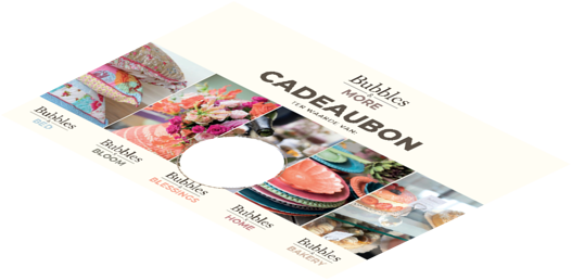 Bubbles & More's cadeaubon