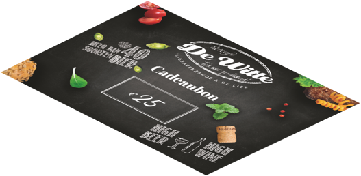 Eetcafé de Witte's cadeaubon
