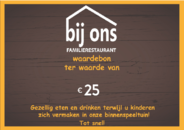 Familierestaurant Bij Ons's cadeaubon
