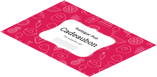 Trafalgar Pub's cadeaubon