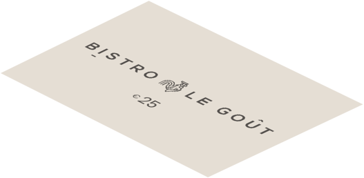 Bistro Le Goût's cadeaubon