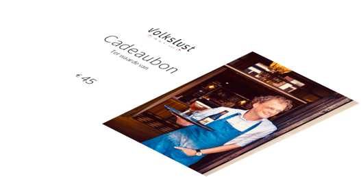 Volkslust Haarlem & Lage Vuursche's cadeaubon