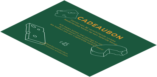 Kaasbar Amsterdam's cadeaubon