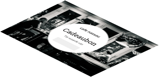 Cafe Nassau's cadeaubon